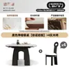Mesa de Comedor de Pizarra de Madera Maciza Mesa de Comedor Retráctil Combinación de Mesa y Sillas Cuadrada y Redonda Doble Propósito Moderna Simple para el Hogar Mesa de Comedor Plegable