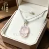 Colgante de Paz de Ágata Blanca Calcedonia Natural de Alta Calidad, Forma Redonda, Jade, Nuevo Estilo Chino, Colgante de Pez Koi y Melón de la Suerte para Mujeres
