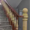 Escada Caracol Alto Padrão Transferência de Água Verde Pavão Liga de Alumínio Jade Natural Villa Casa Autoconstruída Guarda-Corpo Corrimão Fabricante