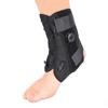 Puxador de botão corda tornozeleira cinto de fixação ajuste manual elástico placa de alumínio suporte ligamento pressão lenta tornozeleira estável