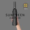 Paraguas automático para mujer, estudiante, de goma negra, protección solar, protección UV, plegable, para hombre, para sol y lluvia, grande, de fábrica
