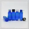 Botella de tapa común 30ml botella de hidrosol azul, botella para medicina líquida 30ML, botella para aceite esencial, botella para glicerina, botella dispensadora de tónico
