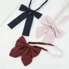 Uniforme JK Estilo Universitario Corbata de Estrella Uniforme de Niña Versátil Lindo Traje de Navegación Japonés Color Sólido Accesorios de Lazo