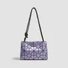 Bolsa Cuadrada Pequeña, Bolso Cruzado Nuevo de Moda para Verano, Bolso de Hombro Único para Mujer, Bolso de Cuerda Geométrico Rombo Elegante y Sencillo con Costuras