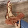 Sandalias Planas Transfronterizas Europeas y Americanas para Mujer, Sandalias Tejidas 43 Casual con Clip para Dedo del Pie Romanas de Playa 2024 Venta al por Mayor Talla Grande