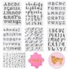Sello Navideño Molde para Imprimir Cartas Molde de Sello Digital de Silicona Transparente para Hornear Pasteles Pegatina para Bloc de Notas Al por Mayor