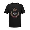 Camiseta de Manga Corta European Station Crown para Hombre, Personalidad, Moda, ins, Camiseta de Hombre de Talla Grande, Tendencia de Ropa de Marca de Moda Popular en Internet