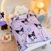 Manta de Velour de Leche de Clase A con Dibujos Animados, Forrada de Felpa, Amigable con la Piel y Delicada, Manta de Velour para Aire Acondicionado, Manta Pequeña para Bebé, Manta para Siesta y Ocio