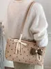 Bolsa de Ombro com Bolinhas Shuai Mi Jia para Mulheres, Novo Modelo Outono 2026, Bolsa de Braço, Bolsa de Mão Única e Estilosa, Estilo Simples e Doce