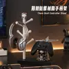 Lindo Soporte para Mando Rey Gato Adorno de Decoración de Escritorio Base Universal Soporte de Exhibición para PS5/PS4/XBOX