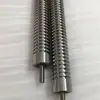 Rodillos Principales y de Accionamiento para Repujado Sin Motor de Acero Inoxidable 304, Rodillos de Línea de Banda, Ejes Galvanizados Electroplateados, Rodillos de Soporte Recubiertos de Goma