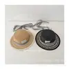 Sombrero de paja de ala plana para niños coreanos para niños y niñas, protector solar para la playa, sombrero de paja transpirable para bebé, venta al por mayor