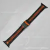 Correa de Reloj de Hebilla de Tortuga de Cinco Perlas con Hebilla de Doble Seguridad Adecuada para Apple Generación 10987 Correa de Reloj de Acero Inoxidable Correa de Acero Joyería