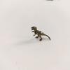 Micropaisaje: Adornos metálicos pequeños de dinosaurio, Spinosaurus, Tyrannosaurus Rex, animales carnosos, bonsái, decoraciones, accesorios de jardinería y paisajismo.