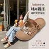 Sandálias Birkenstock Femininas com Trama Imitada Vazada Borboleta Pérola DIY EVA Macio Antiderrapante 2026 Sandálias para Casa e Exterior