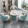 Sofá Cadeira Mesa de Varanda Combinação Mesa e Cadeiras de Recepção de Lobby de Hotel Mesa e Cadeiras de Quarto de Apartamento Mesa e Cadeiras de Recepção Apartamento Pequeno