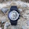 Nuevo Reloj Deportivo Hueco para Hombre de Silicona Moda Juvenil Exterior Estudiante Fabricante Venta Directa al por Mayor