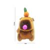 Adorable Capibara Inflable Burbuja Descompresión Capibara Llavero Divertido Colgante Mochila Colgante Juguete Infantil Regalo