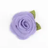 Clip de oreja de flor amarilla dulce francesa, flequillo de hada, pasador de niña, pinza lateral, rollo de tela no tejida de temperamento, rosa