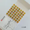 Popular Arte de Unha para Ano Novo Strass Pontiagudos Dourados Acessórios DIY Decorações de Unha Coloridas em Formato Oval