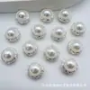Anel Face de Zircônia Multicolor com Studs de Diamante Redondos Oito Furos Pulseira de Contas Feita à Mão DIY Colar Espaçador de Telefone Acessório Contas Céu Estrelado