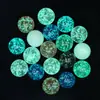 Cuentas de Vidrio Dorado Luminoso Arena Cuentas Sueltas Cristal Transparente Redondas Accesorios para Joyería Hecha a Mano DIY Material para Pulseras