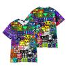 Camiseta de Manga Corta Impresa 3D de Producto Nuevo Ropa para Adultos y Niños para Verano