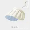 Sombrero de Sol para Mujer Verano Protector Solar Anti-UV Diadema de Concha Parte Superior Abierta Cubre Rostro Ala Grande Sombrero de Sol de Verano para Ciclismo