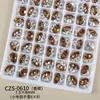 Rhinestones K9 de Alta Calidad en Forma de Huevo de Paloma Sin Base para Uñas, Rhinestones Apilados Minimalistas de Lujo Ligero, Accesorios de Uñas Portátiles