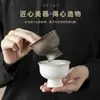 Xícara de Chá de Cerâmica Yue Kiln de Pé Alto com Esmalte Secreto das Dinastias Tang e Song para Uso Doméstico, Conjunto de Chá de Cerâmica Vintage, Xícara de Degustação, Xícara de Mestre, Xícara Única