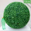 Pelota de Hierba de Plástico Flor Encriptada Planta Supermercado Bola Decoración de Techo Flor Hoja Pared Verde Arroz Al Por Mayor