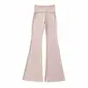 SY91931-26 Pantalones casuales de estilo coreano para mujer, de pierna ancha, cintura alta, puro deseo, sexys, ajustados, largos, para primavera y otoño