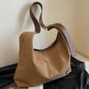 Bolsa de Lona para Mujer, Gran Capacidad, Nueva Versátil Bolsa de Hombro Tipo Cubo Otoño e Invierno 2026, Bolsa de Tela para Clase y Viajes Diario