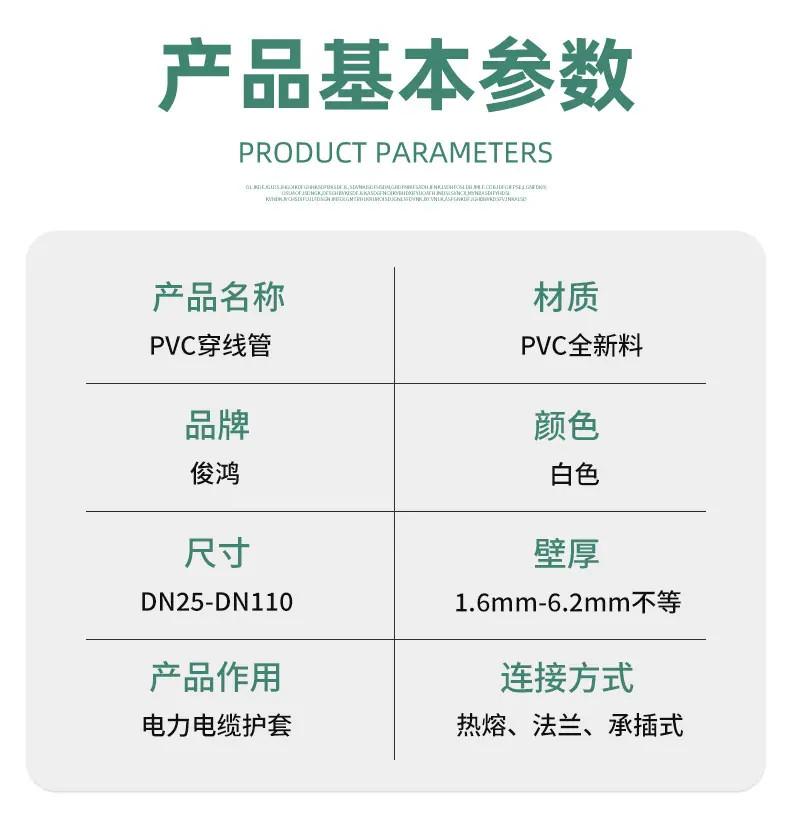 2.产品参数