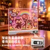Novo produto transfronteiriço: Quadro de desenho infantil com iluminação RGB, comutável, apagável e resistente a arranhões, brinquedo de pintura em acrílico