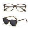 TP3002 nuevo marco de mariposa de moda red-hot con pata de pierna de placa de espejo gafas de sol de protección solar diaria fabricantes de monturas al por mayor