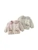 Regalo de Navidad abrigo para niños, chaqueta de algodón, abrigo de algodón engrosado para niñas y bebés de otoño e invierno, ropa de invierno cálida de estilo coreano de moda para bebés