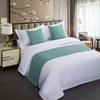 Roupa de Cama de Hotel de Cor Sólida, Toalha de Pé de Cama de Luxo Leve, Bandeira de Cama Estilo Nórdico para Pousadas, Cobertura de Cama, Toalha de Cama Simples