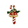 Nuevos Broches de Serie Navideña: Campanitas de Muñeco de Nieve Lindas, Decoraciones de Ropa de Moda, Broches para Fiesta de Navidad
