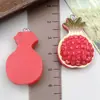 Frutas de Resina 3D Simuladas Juguetes de Comida Creativos Pulsera DIY Collar Llavero Colgante Accesorios de Joyería Lindos