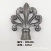 58X68 flor decorativa hermosas lámparas de cabeza muebles puertas y ventanas artesanías adornos aleación de aluminio fundición a presión accesorios de iluminación