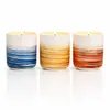Velas en Taza de Cerámica Mate Hechas a Mano de Alto Nivel Personalizadas DIY, Velas Contenedor con Textura Artística para Exportación Transfronteriza