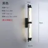 Nova luminária de parede longa estilo chinês em mármore sintético para sala de estar, quarto, parede de fundo, hotel, villa, iluminação decorativa de corredor