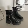 2026 Botas de Combate Lolita Chica Locomotora Suela Gruesa Tacón Alto Aumentador de Altura Botines Cortos Primavera Botas Individuales JK de Moda Geniales Ins