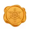 Adesivos de Selo de Cera Dourado Real Série de Natal Selagem de Convite de Envelope Garrafa de Vinho Decoração de Presente Adesivos de Selagem