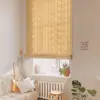 Cortinas de junco na cor natural, 2m de comprimento, para janelas e portas, incluindo acessórios. Cortinas de junco decorativas e para sombreamento, adequadas para decoração de janelas e paredes em estilo de fazenda.