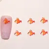 Série Popular Transfronteiriça Luminous Ocean Peixes Pequenos Decorações para Unhas DIY Resina Pequenos Acessórios Decorações de Unha Usáveis