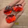 Atacado Acrílico 30X40 Longo Octogonal Malha Grande Vermelho Costurado à Mão Diamante Roupas Strass Joias Acessórios DIY Material