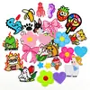 Fornecimento exclusivo transfronteiriço de patches bordados de vida marinha, flores e coelhos com adesivo termocolante para decoração de roupas, bolsas e acessórios, atacado