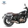 Coche muscle Wolf adecuado para Qianjiang flash 250 bolsa lateral bolsa lateral se puede instalar casco medio casco casco integral con cerradura marco de liberación rápida modificación
